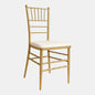 Gold Tiffany Chair Hire (with white cushion)